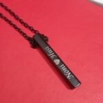 Customize Name Engraved Bar Locket